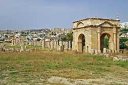 North Tetrapylon, Gerasa Ruins, Jerash jordan